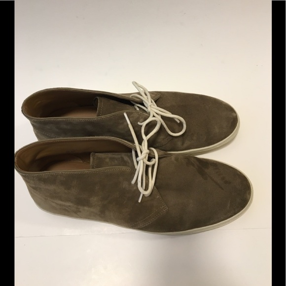 Vince Chelsea Suede Lace-Up Ten Sneaker 10,5 M - Picture 6 of 8